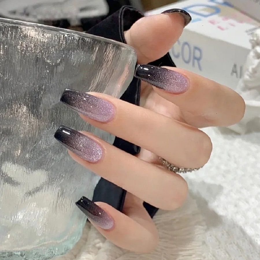 Nail Art Design - 24PCS/1BOX Galaxy Starlight Cat's Eye Nail