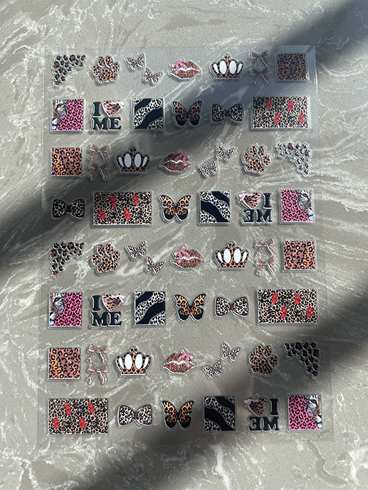 Nail Art Design - Mini Pvc Kawaii Pattern Poster Goods