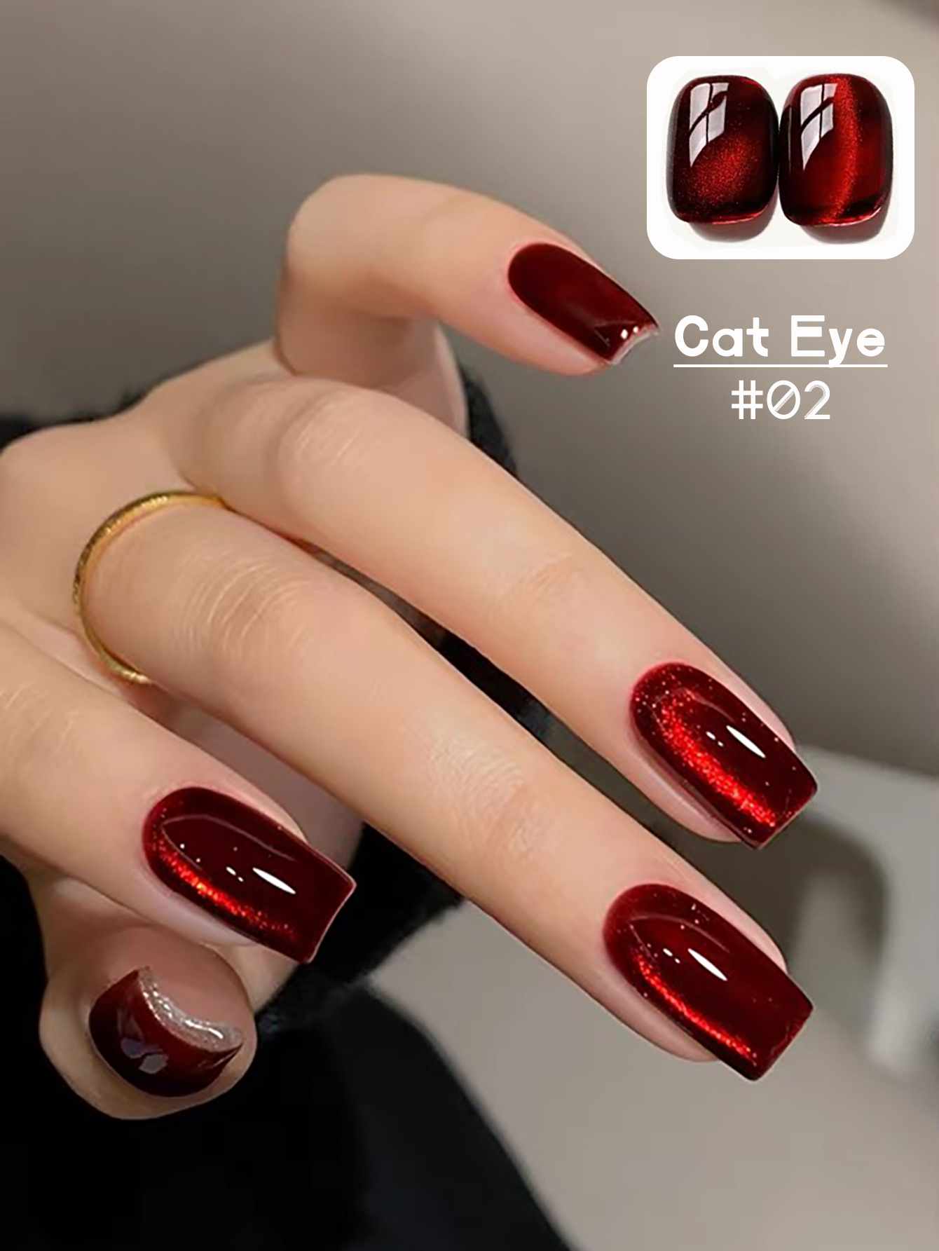 1-12pcs TC Cherry Wine Red Tra - Nail Art Red Cherry reseña y precio