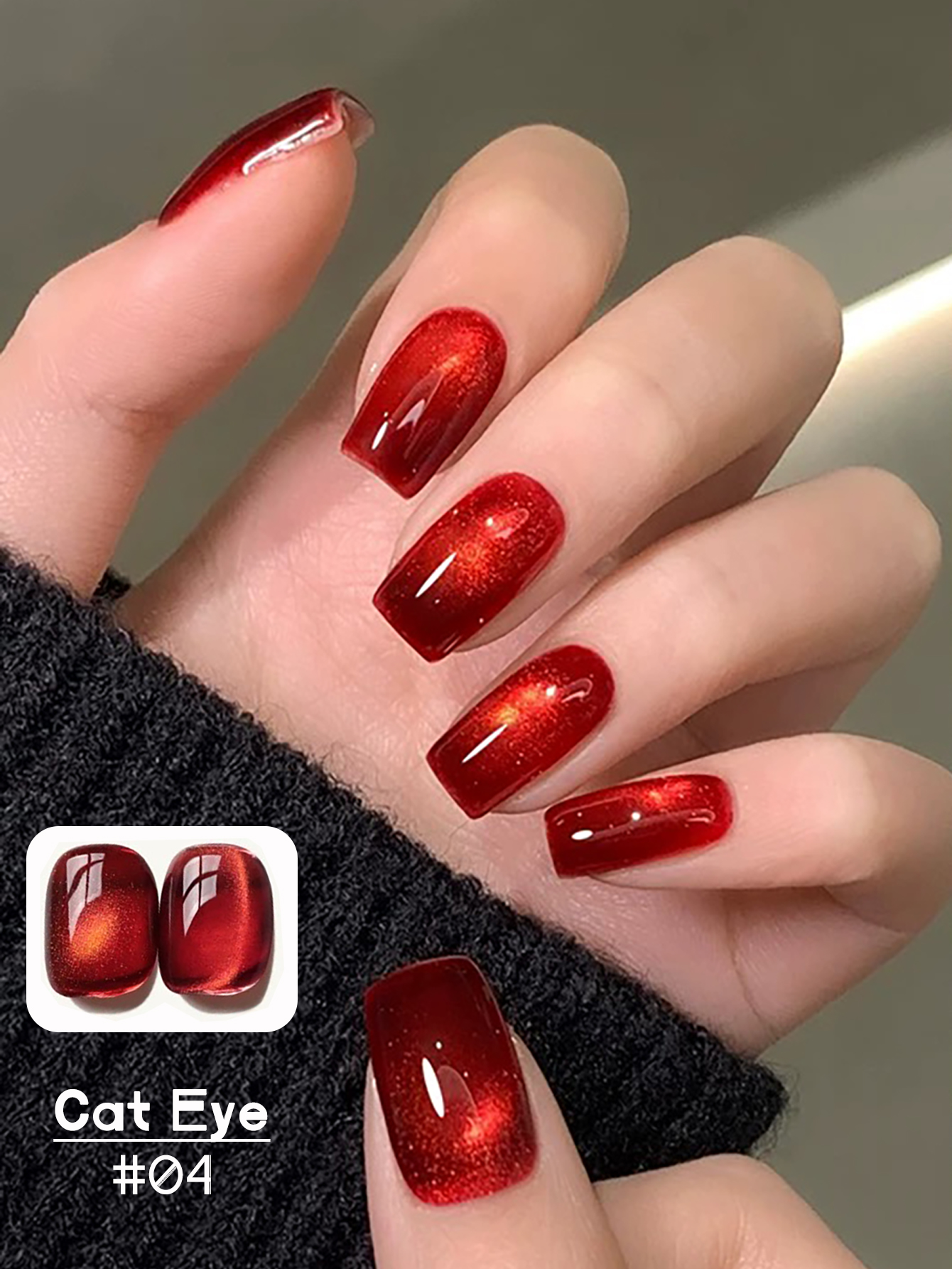 1-12pcs TC Cherry Wine Red Tra - Nail Art Red Cherry reseña y precio