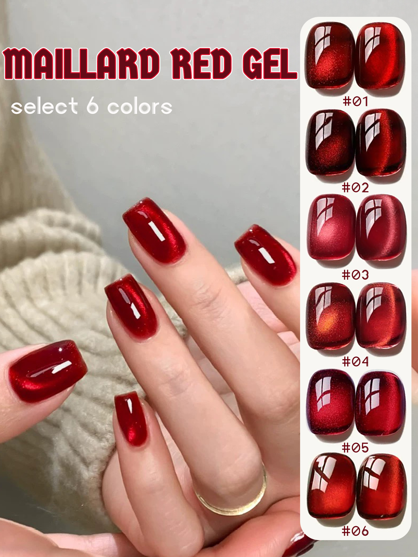 1-12pcs TC Cherry Wine Red Tra - Nail Art Red Cherry reseña y precio
