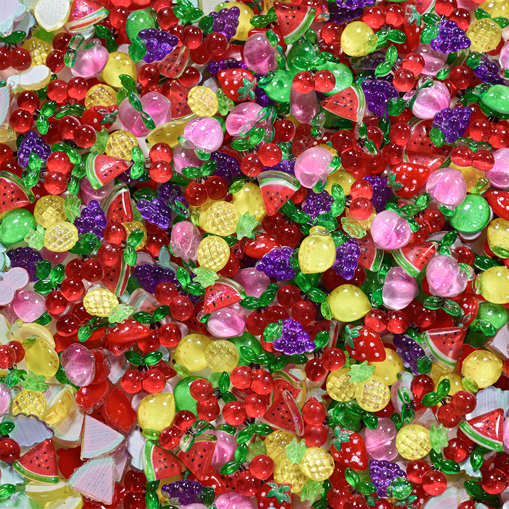 50Pcs 3D Red Cherry Nail Charm - Nail Art Red Cherry reseña y precio