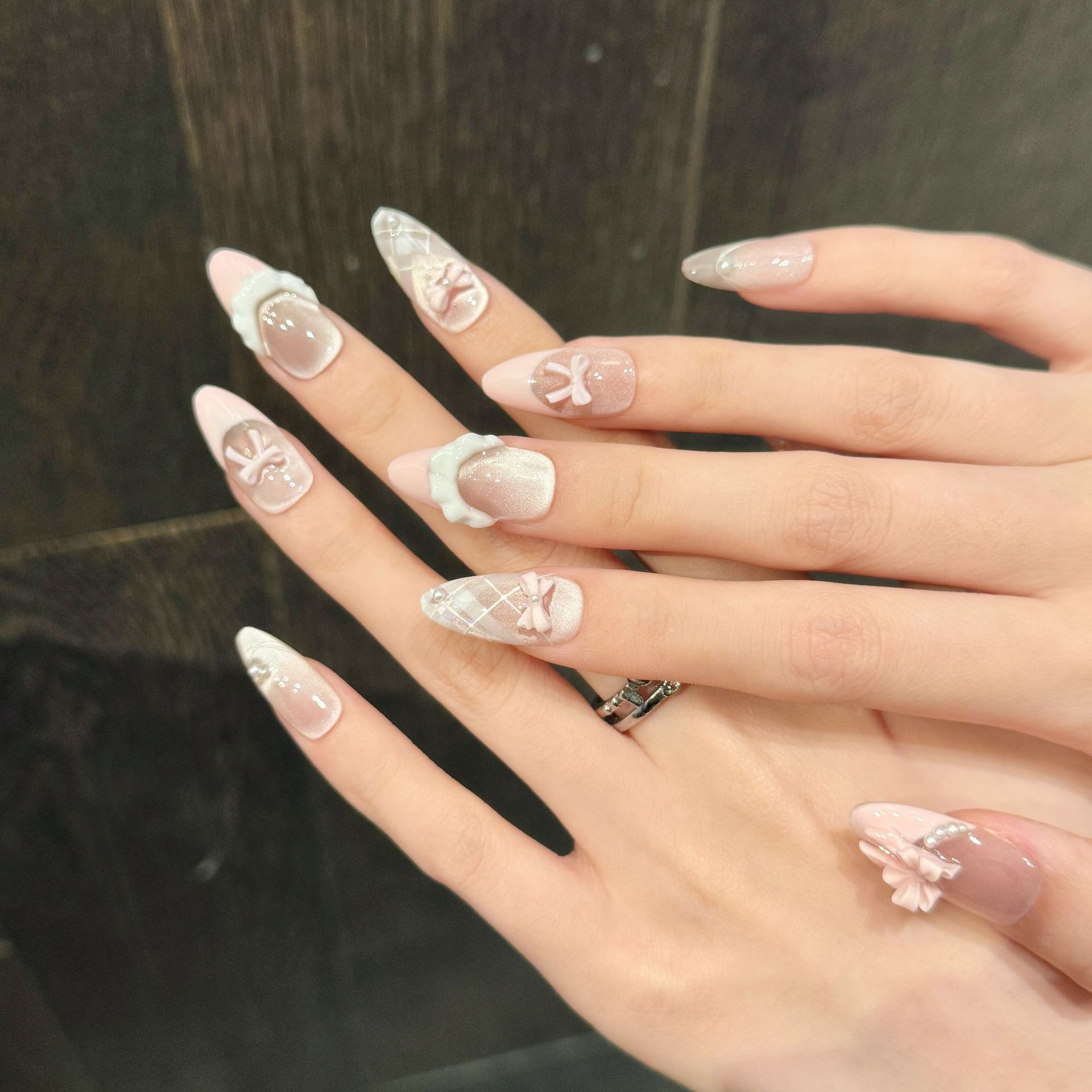 10pcs Handmade Press on Nails  - Nail Art Strawberry reseña y precio