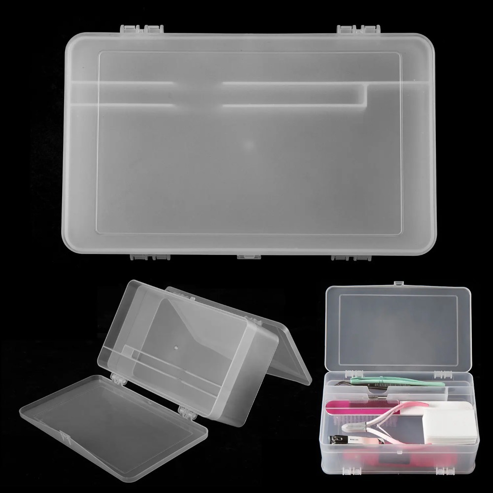 Dual-Open 2-Tier Super Capacit - Nail Art Sch reseña y precio