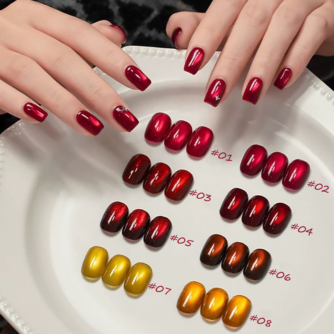 1pcs PSK 2026 New Lucky Red Ca - Nail Art Red Cherry reseña y precio