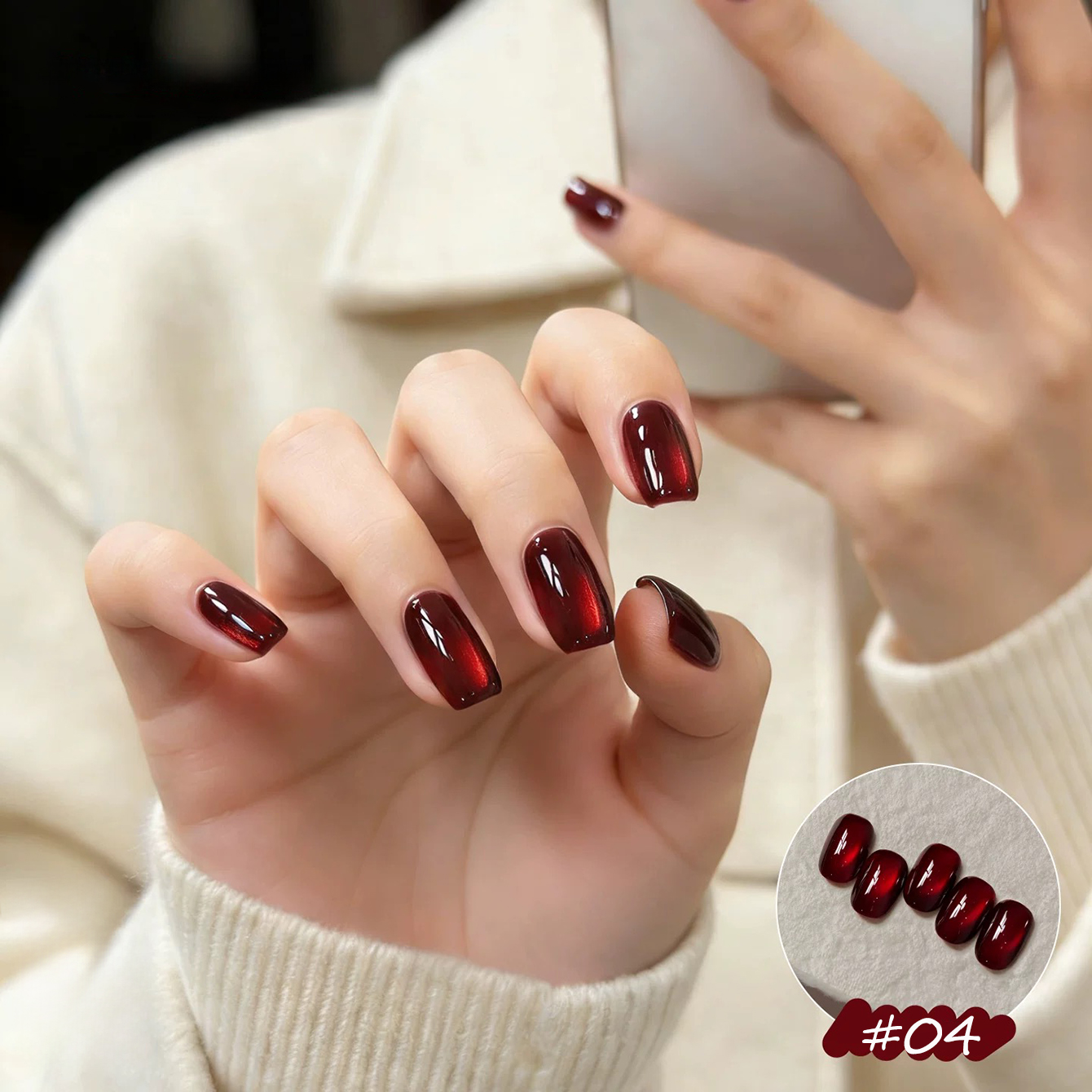 1pcs PSK 2026 New Lucky Red Ca - Nail Art Red Cherry reseña y precio
