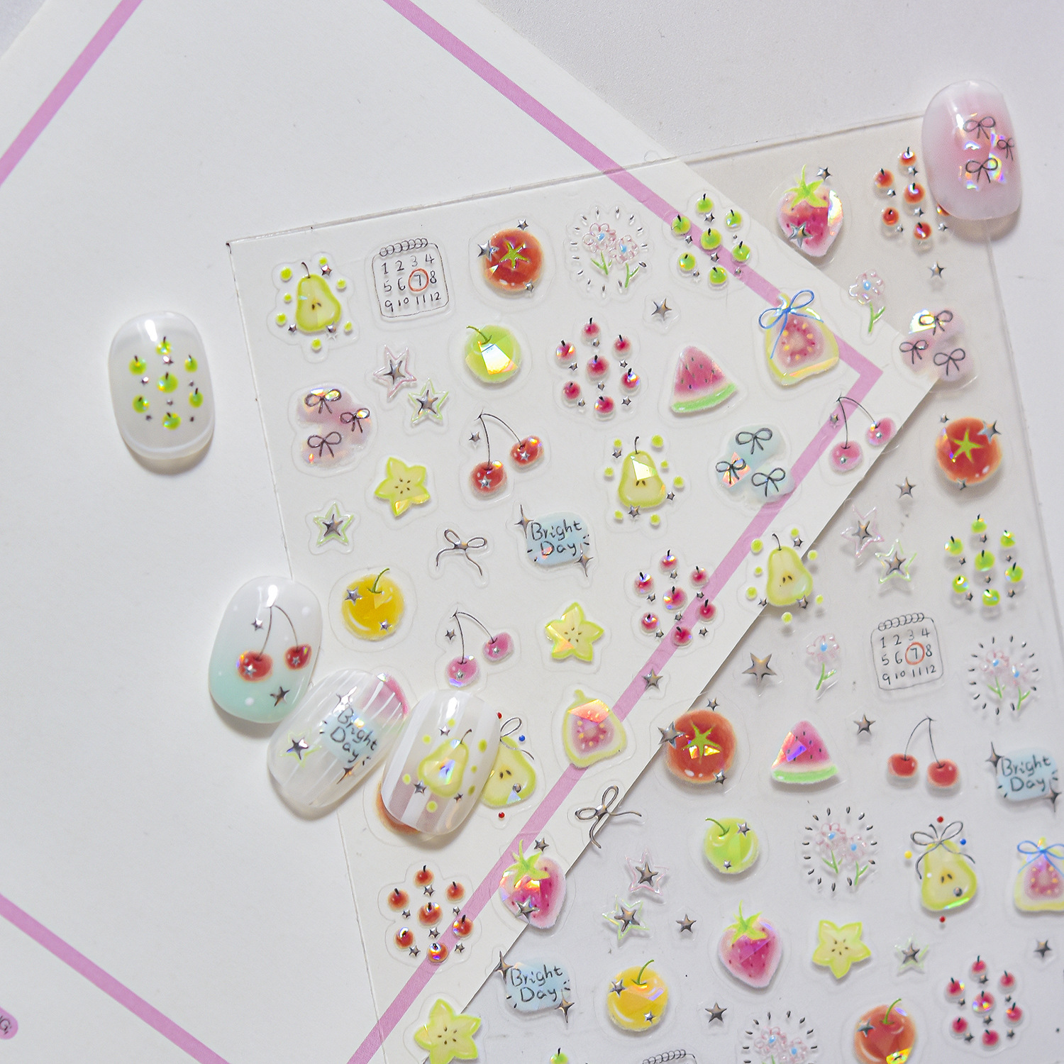 Summer Fruit Soda 5D Nail Stic - Nail Art Red Cherry reseña y precio