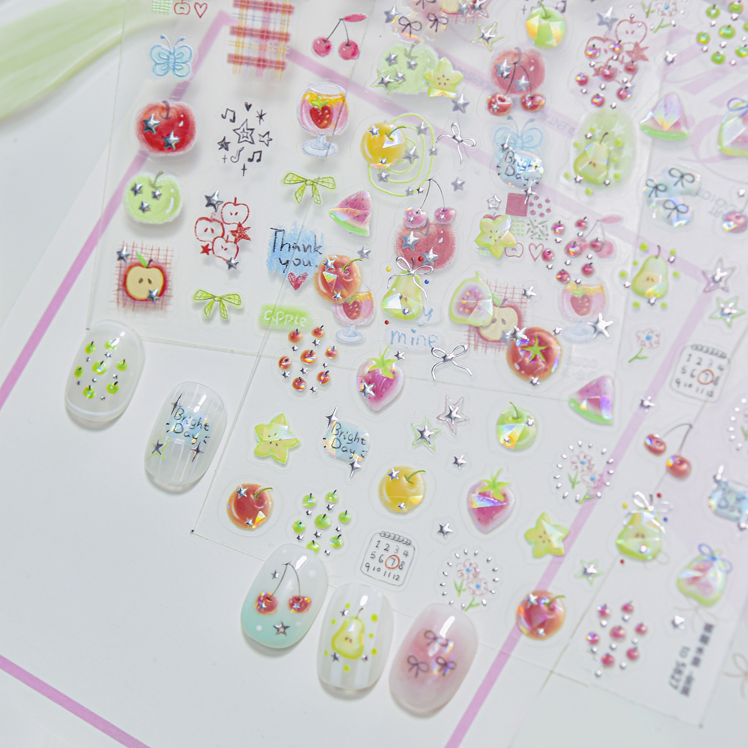 Summer Fruit Soda 5D Nail Stic - Nail Art Red Cherry reseña y precio