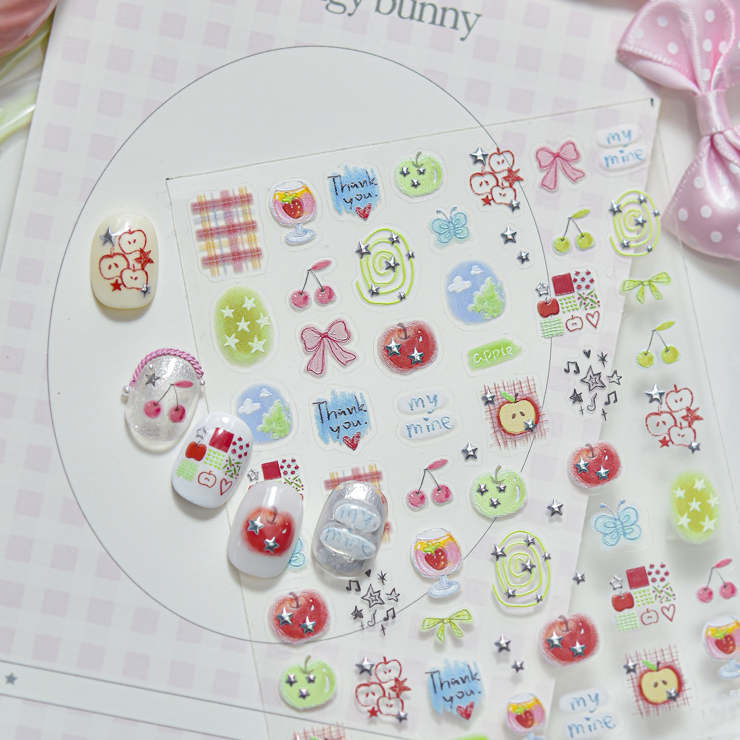 Summer Fruit Soda 5D Nail Stic - Nail Art Red Cherry reseña y precio
