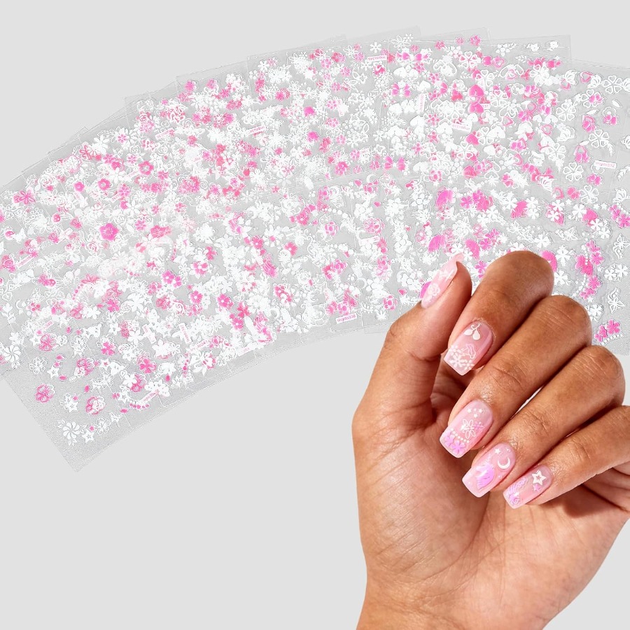 30 Sheets 3D Self Adhesive Flo - Nail Art Design reseña y precio