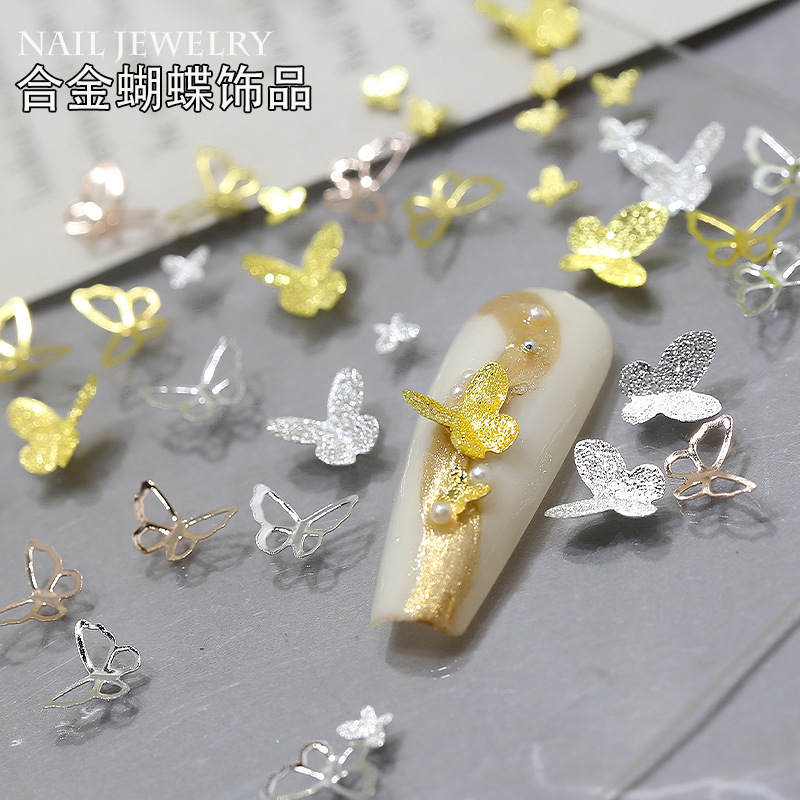 100PCS Glossy Metallic Mini Bu - Nail Art Rose Gold reseña y precio