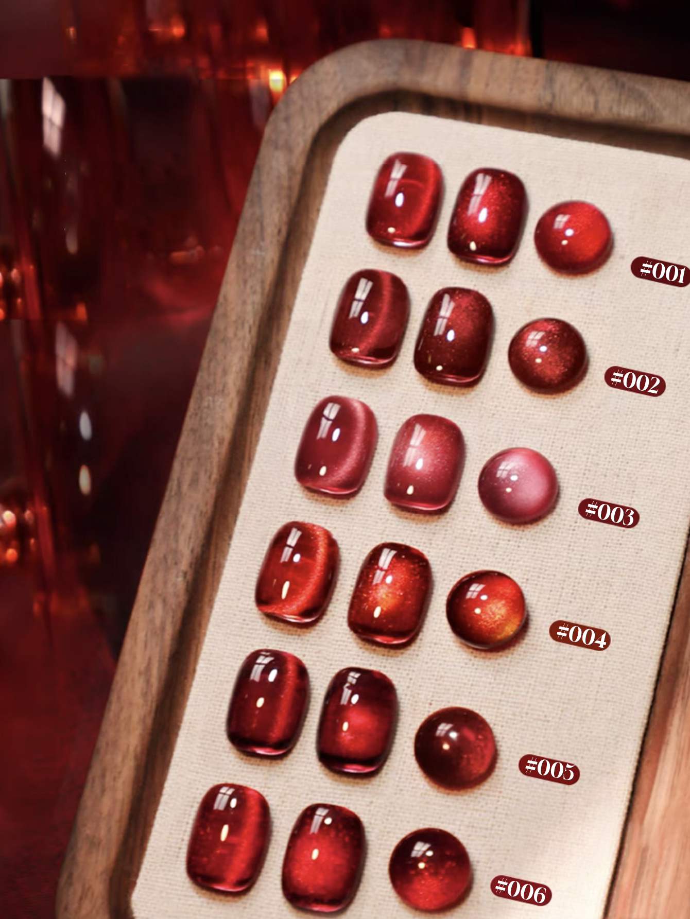 1-6pcs 15ml Autumn and Winter  - Nail Art Red Cherry reseña y precio