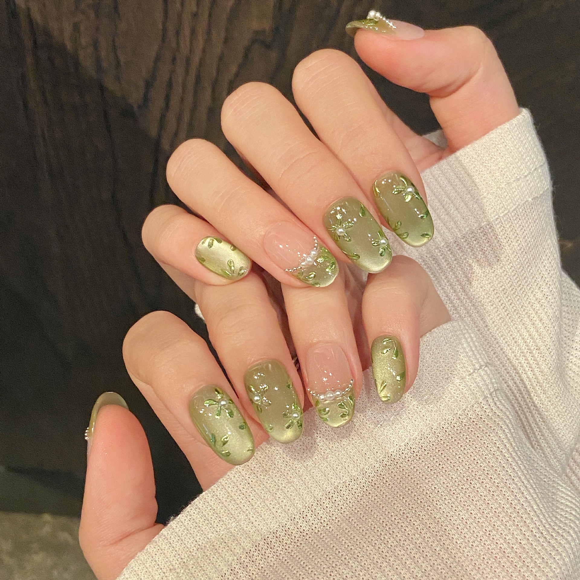 10pcs Handmade Press on Nails  - Nail Art Strawberry reseña y precio