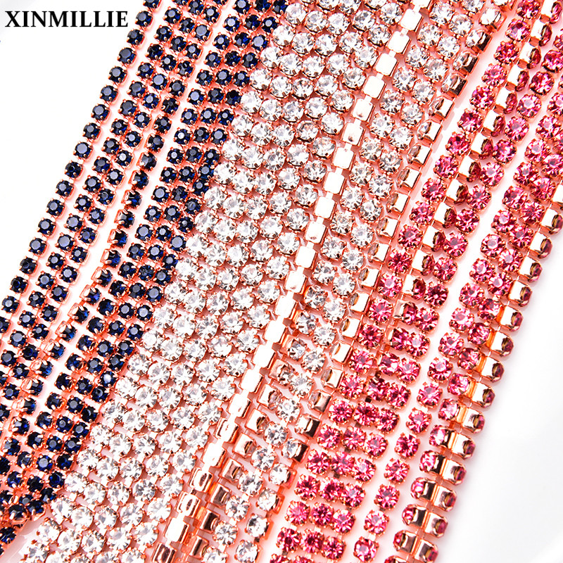 5 Yards Rose Gold Claw Crystal - Nail Art Rose Gold reseña y precio