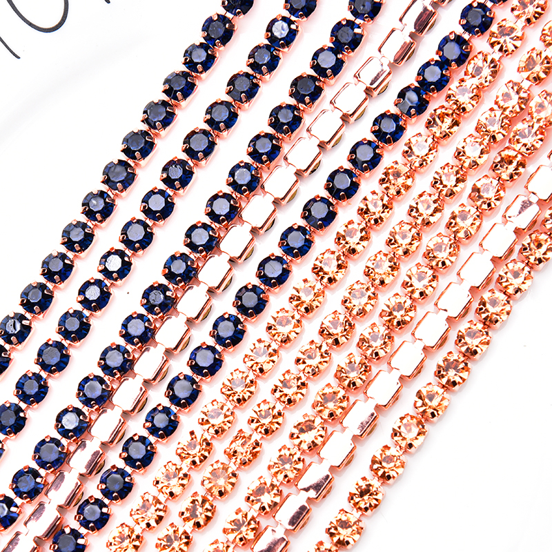 5 Yards Rose Gold Claw Crystal - Nail Art Rose Gold reseña y precio