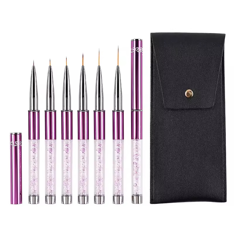 6pcs/Set Acrylic French Stripe - Nail Art Sch reseña y precio