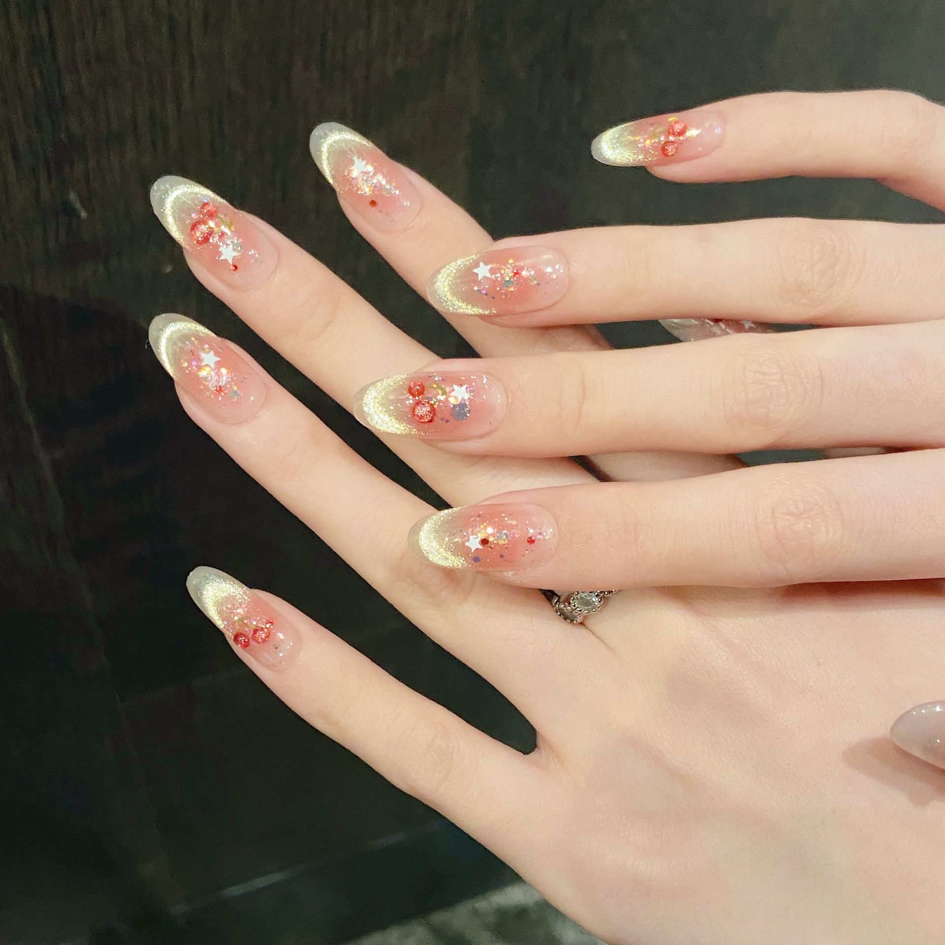 10pcs Sweet Cherry Press On Na - Nail Art Strawberry reseña y precio