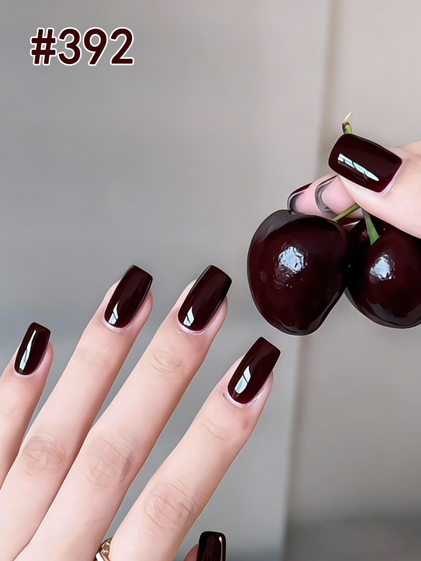 New autumn and winter collecti - Nail Art Red Cherry reseña y precio