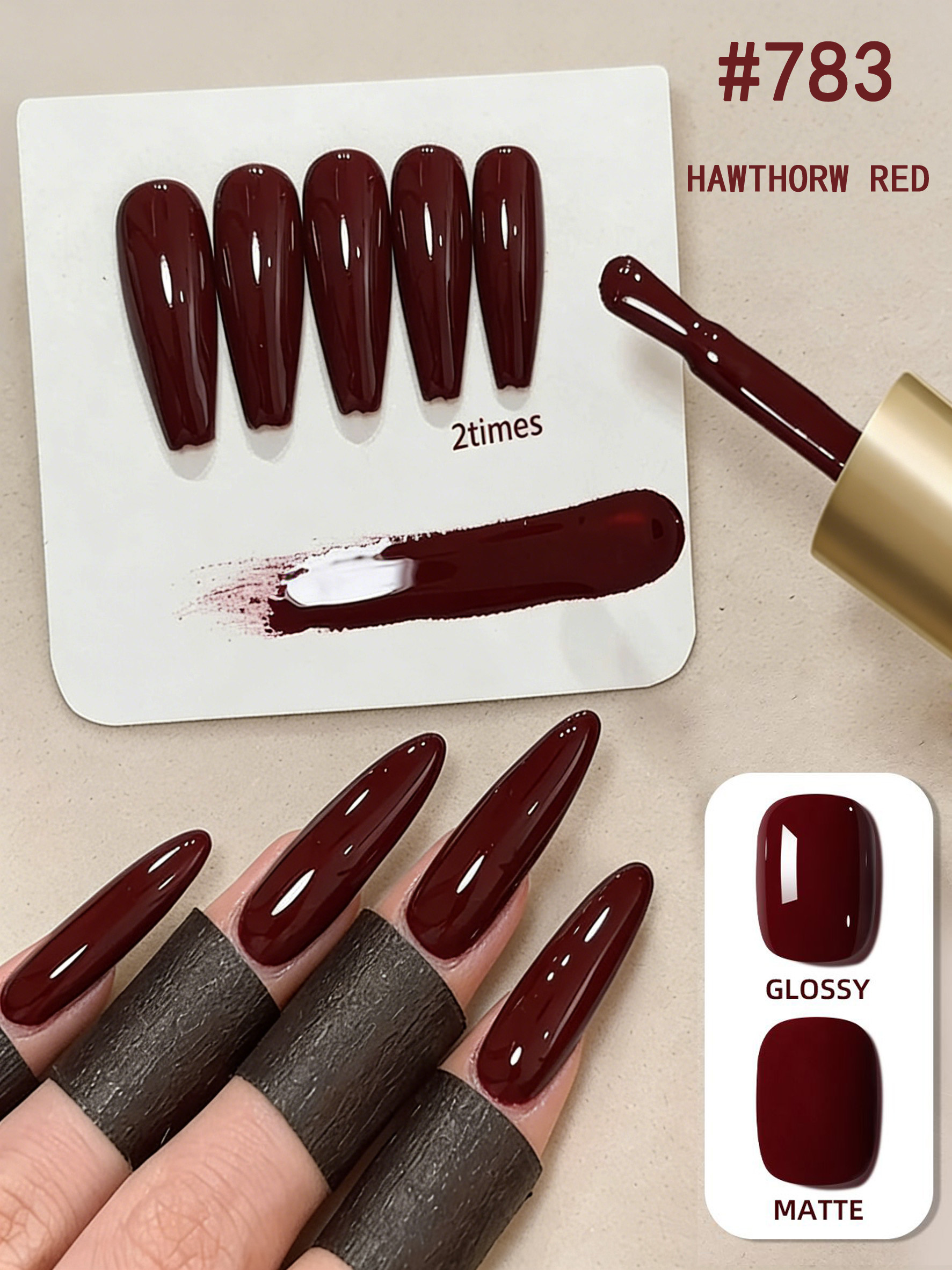 New autumn and winter collecti - Nail Art Red Cherry reseña y precio