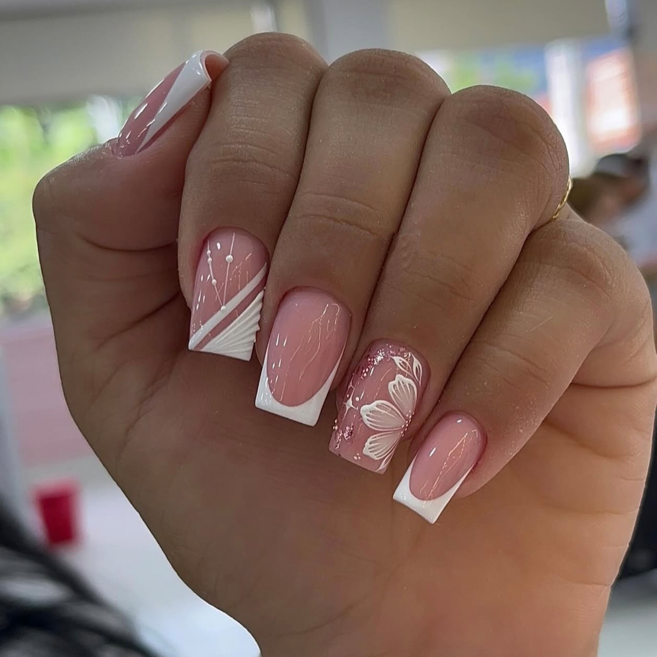 24pcs Upgrade Your Look With W - Nail Art French reseña y precio