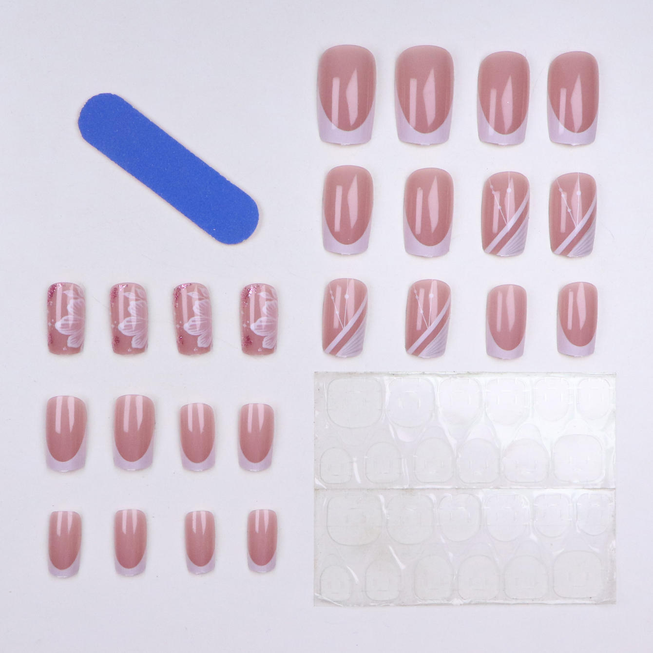 24pcs Upgrade Your Look With W - Nail Art French reseña y precio