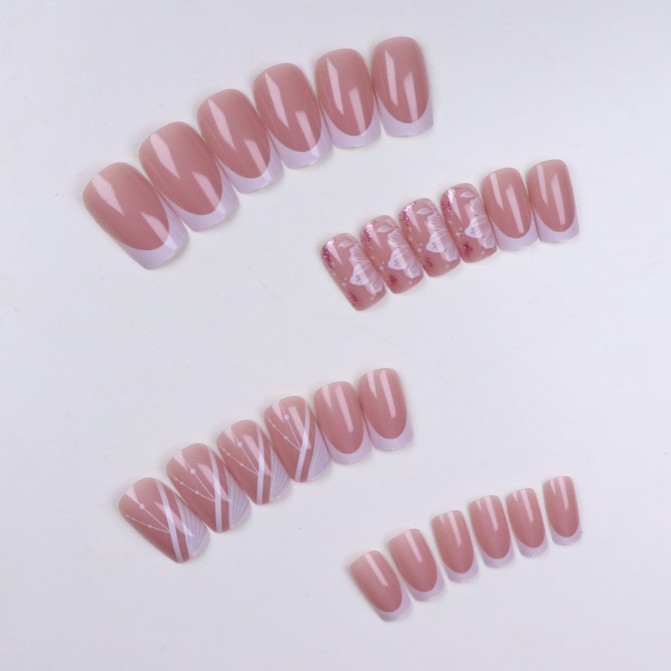 24pcs Upgrade Your Look With W - Nail Art French reseña y precio