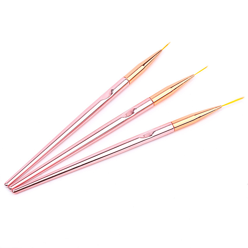 2 sets(6 pcs ) Nail Paint pen  - Nail Art Rose Gold reseña y precio