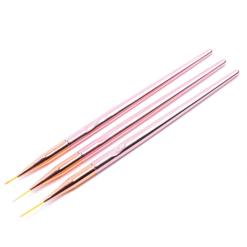 2 sets(6 pcs ) Nail Paint pen  - Nail Art Rose Gold reseña y precio