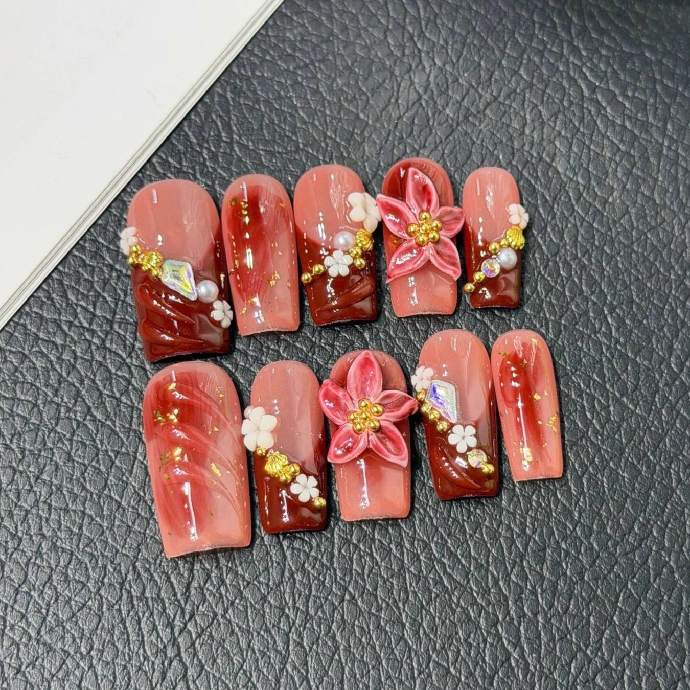10Pcs French Ballet Handmade R - Nail Art French reseña y precio