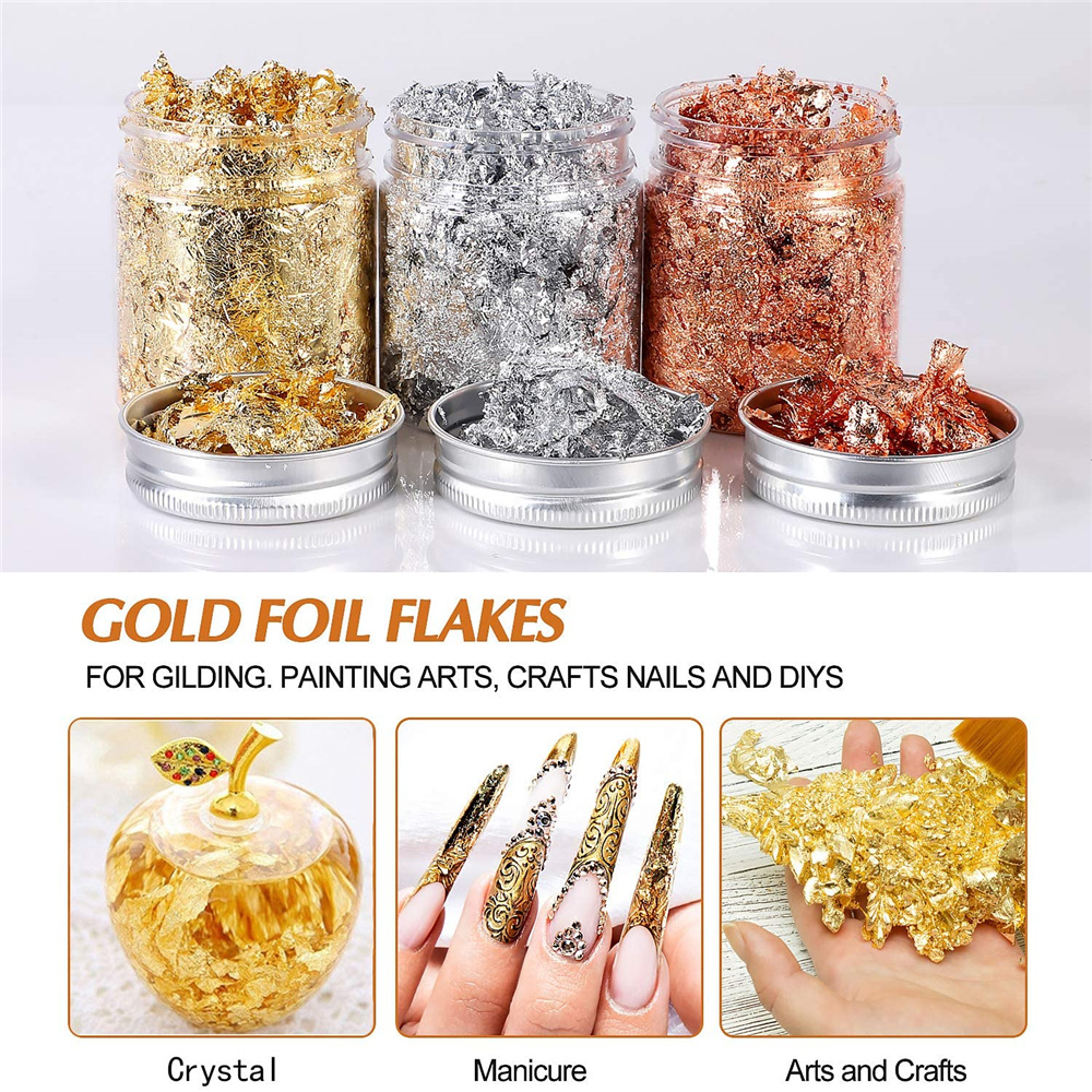 Imitation Rose Gold Silver Cop - Nail Art Rose Gold reseña y precio