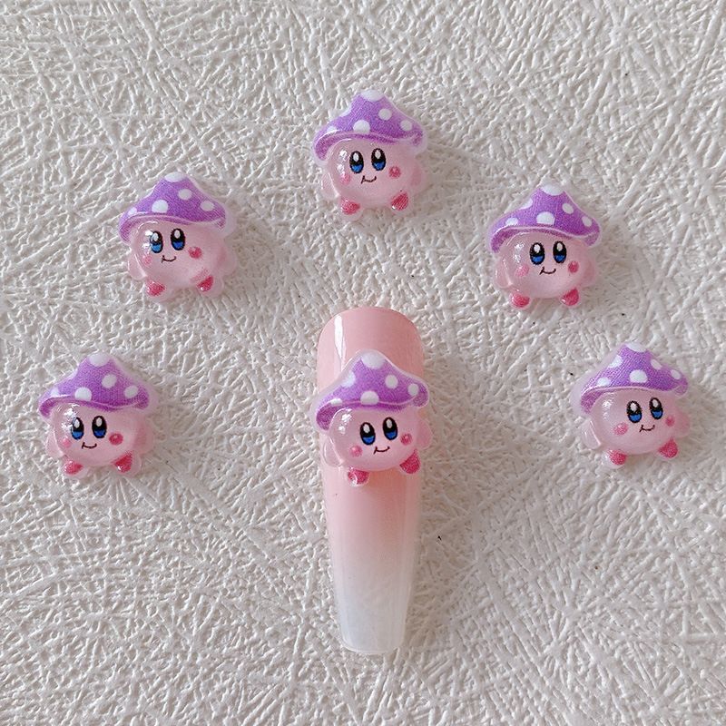 2/10/20pcs Kirby Nail Charms 3 - Nail Art Design reseña y precio