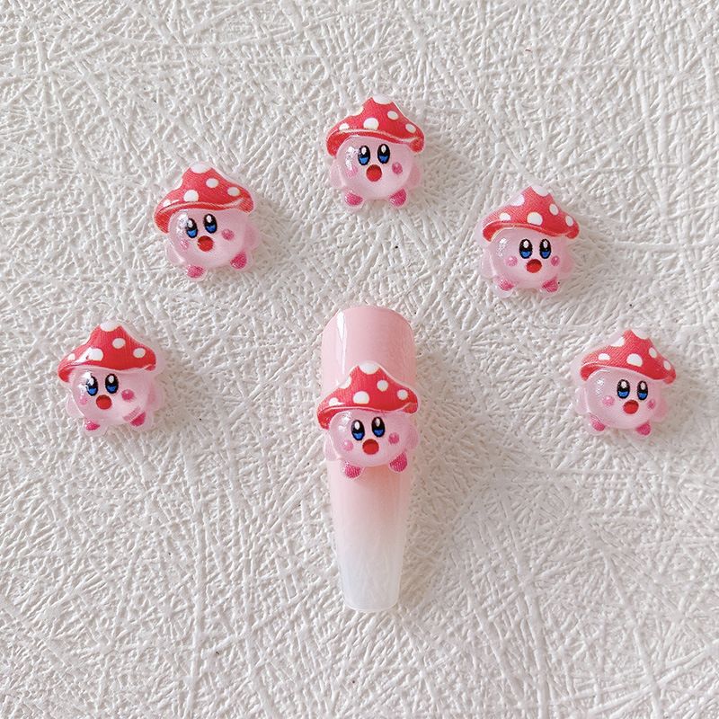 2/10/20pcs Kirby Nail Charms 3 - Nail Art Design reseña y precio