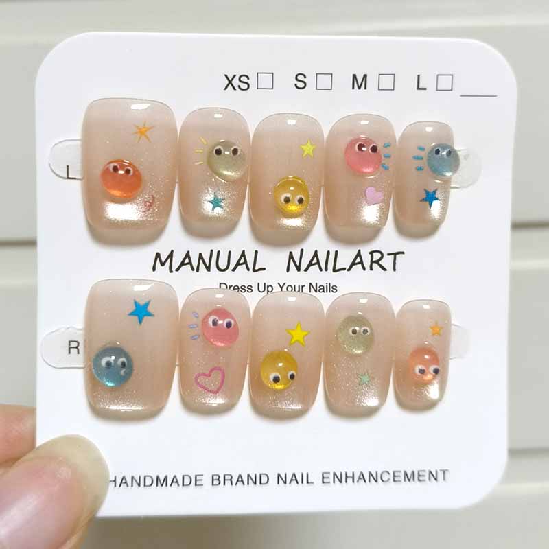 10Pcs French Style New Cute 3D - Nail Art Strawberry reseña y precio