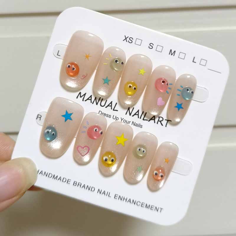 10Pcs French Style New Cute 3D - Nail Art Strawberry reseña y precio