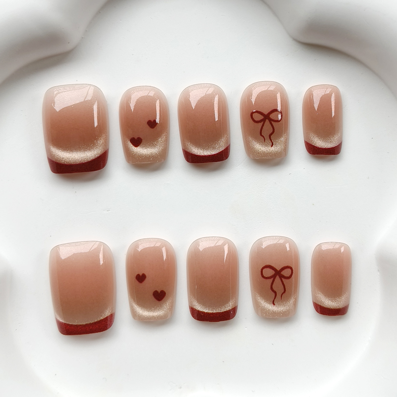 10Pcs French Style Cute Sweeth - Nail Art French reseña y precio