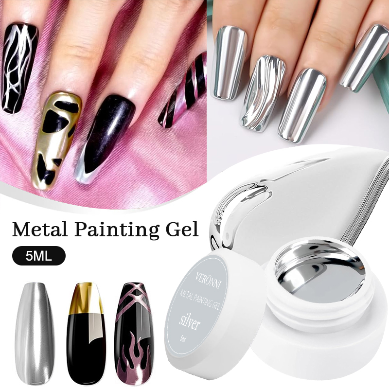Metallic Painting Gel Chrome G - Nail Art Rose Gold reseña y precio