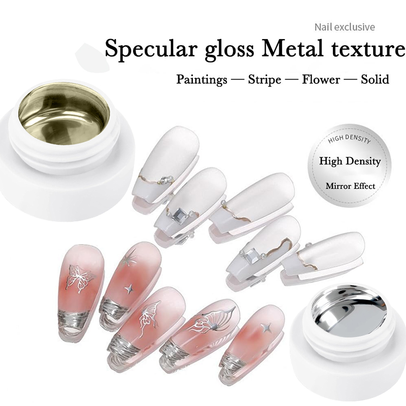 Metallic Painting Gel Chrome G - Nail Art Rose Gold reseña y precio