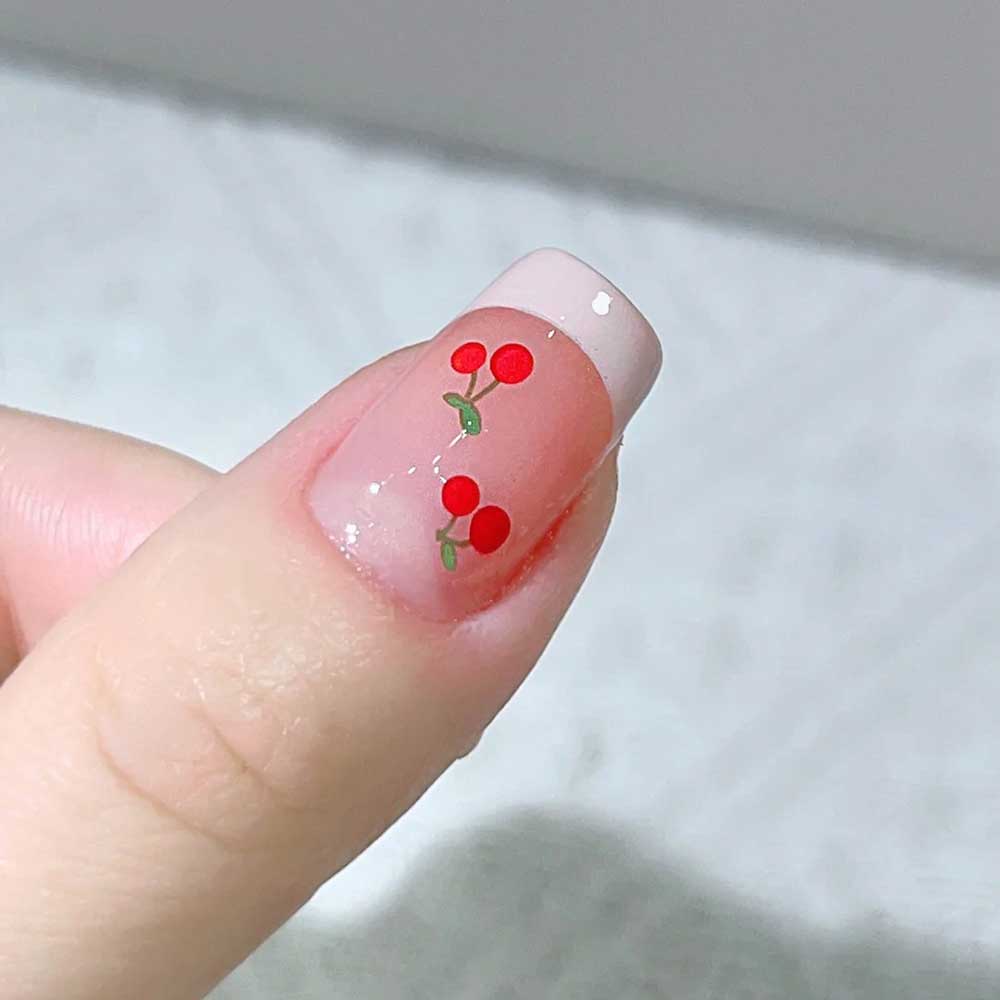 1sheet 3D Sweet Cherry Fruit N - Nail Art Red Cherry reseña y precio