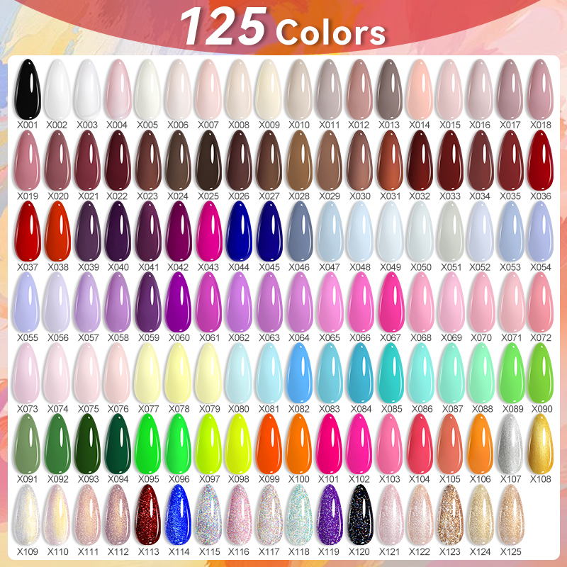 LILYCUTE 10PCS/Set 7ml Gel Nai - Nail Art Rose Gold reseña y precio