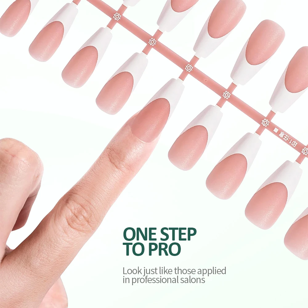 NAILPOP 150PCS Short Coffin Pr - Nail Art French reseña y precio