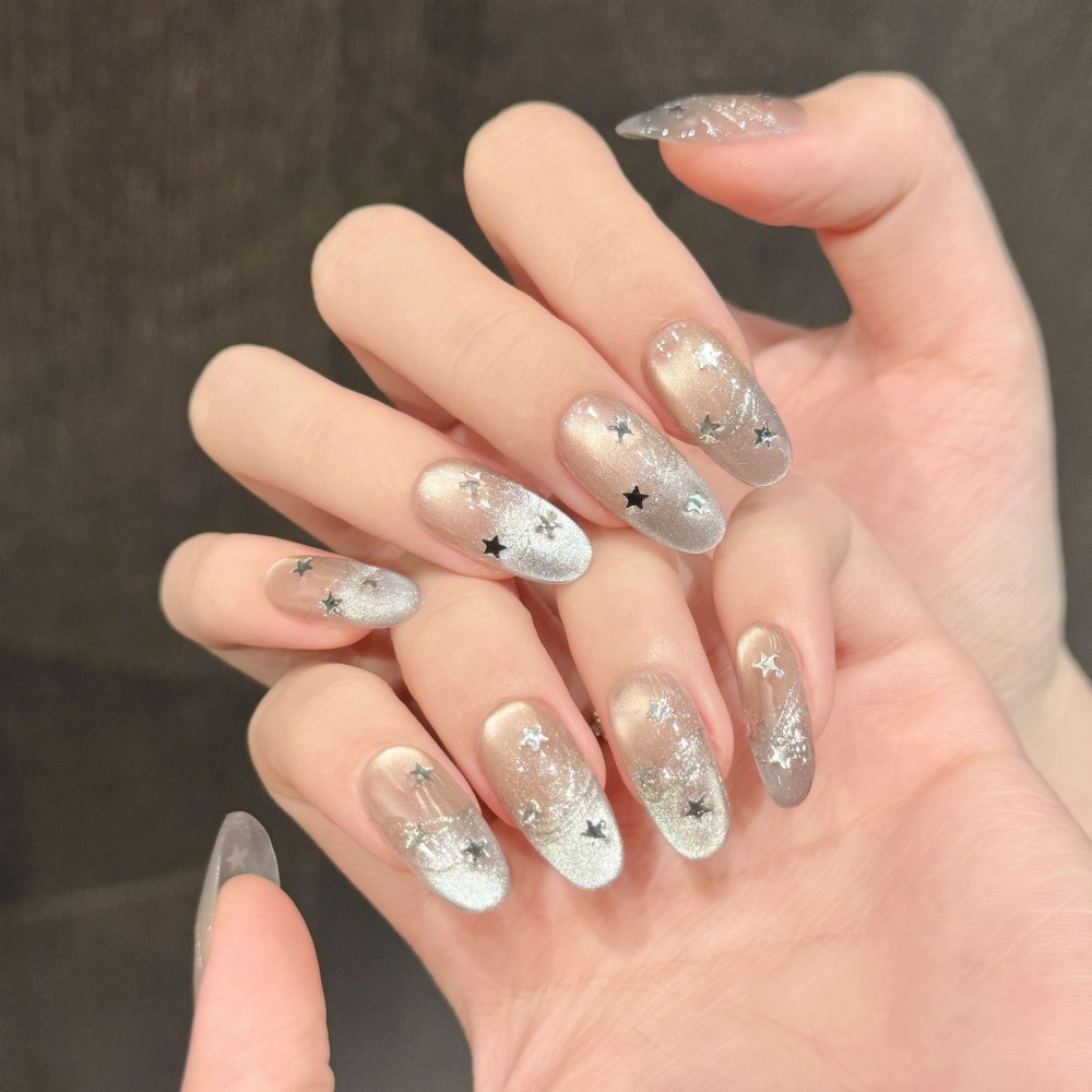 10pcs Cat's Eye Handmade Fake  - Nail Art Design reseña y precio