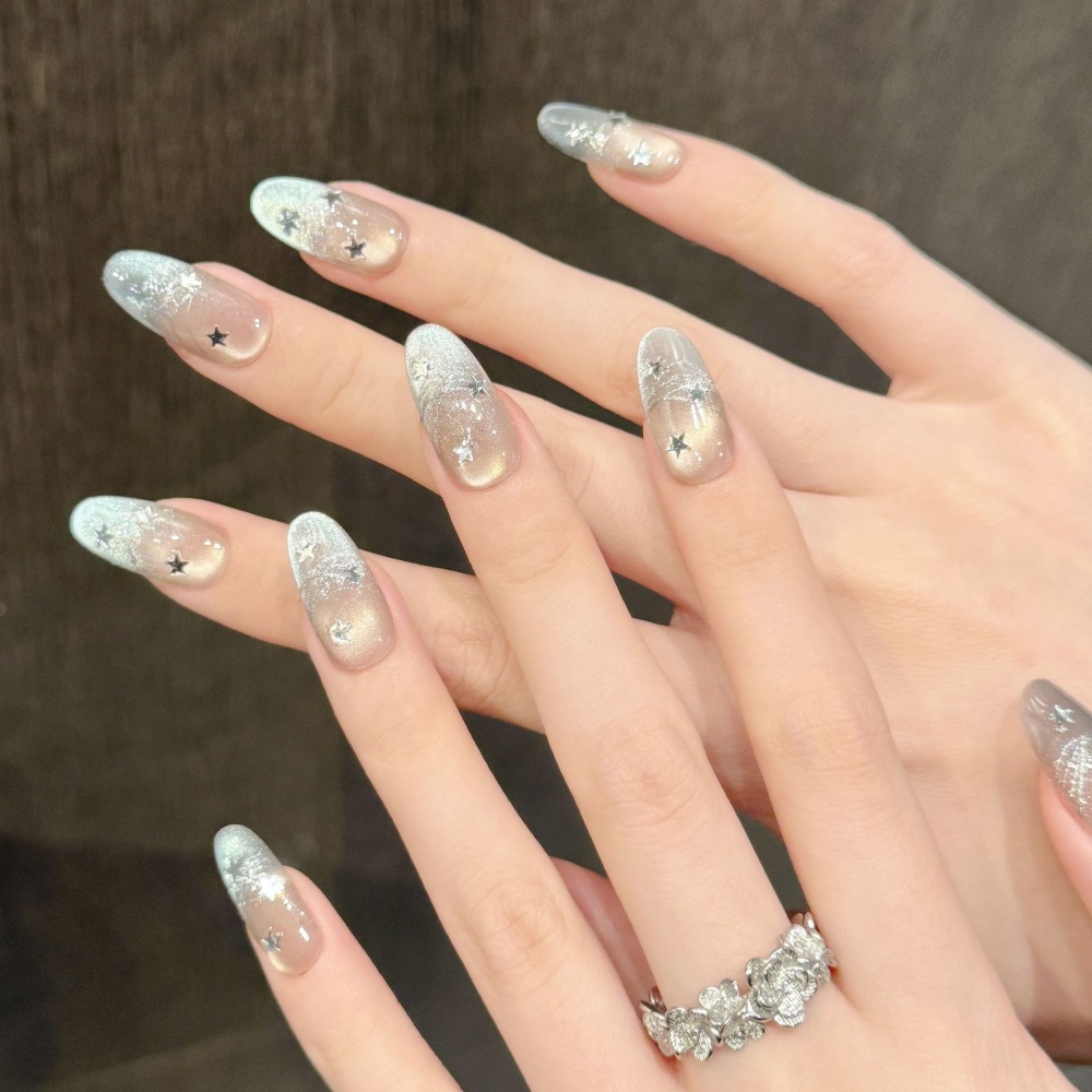 10pcs Cat's Eye Handmade Fake  - Nail Art Design reseña y precio