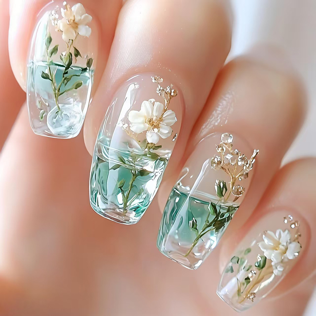 Medium fake nails for women gi - Nail Art Design reseña y precio