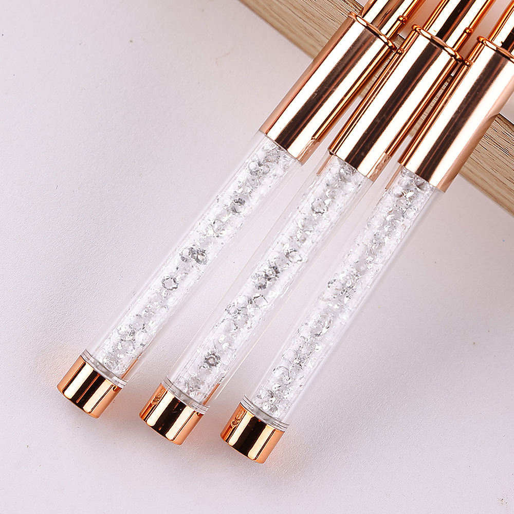 Nail Art Brush Set Rose Gold A - Nail Art Rose Gold reseña y precio