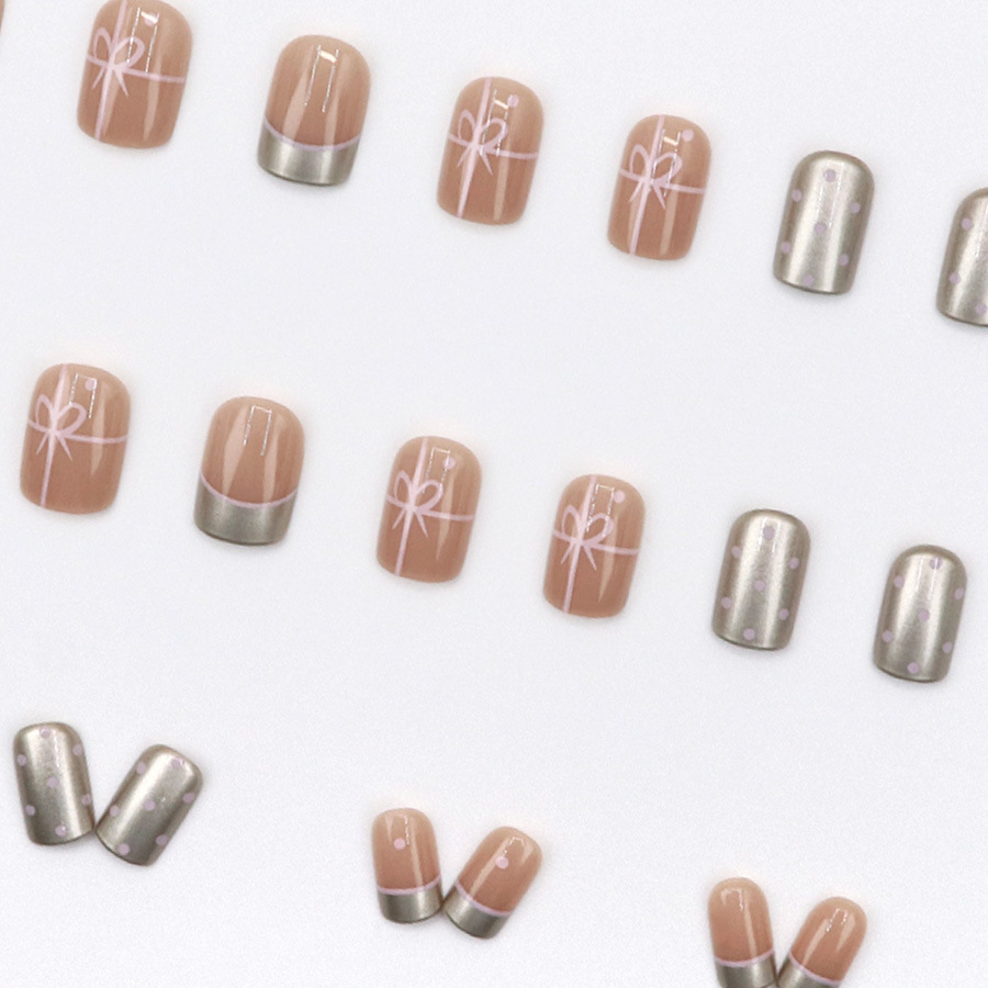 Short Square fake nails for wo - Nail Art Red Cherry reseña y precio