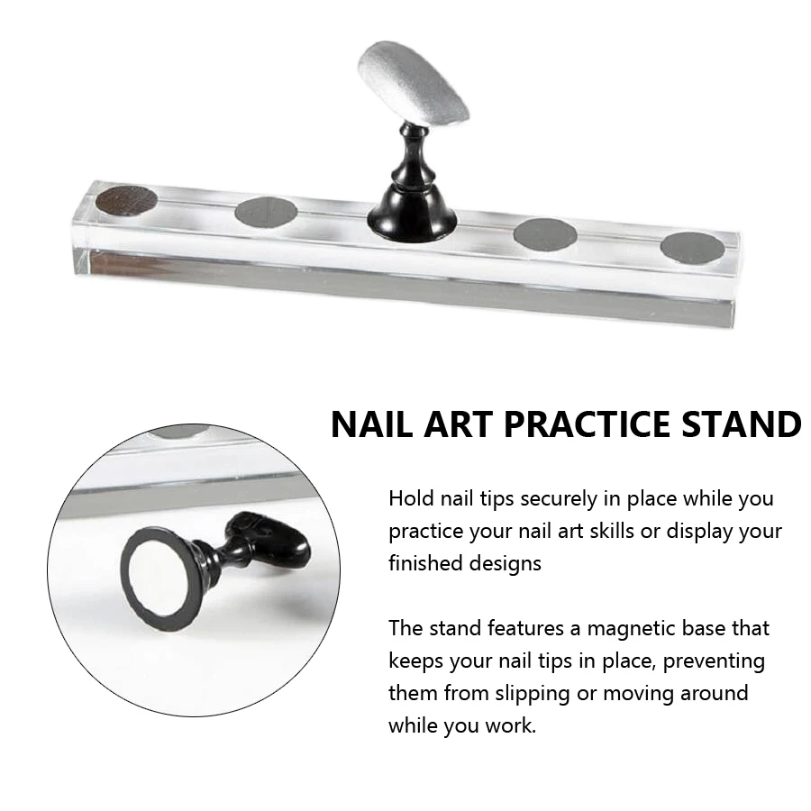 5Pcs Nail Art Practice Display - Nail Art Sch reseña y precio