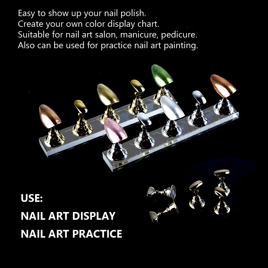 5Pcs Nail Art Practice Display - Nail Art Sch reseña y precio
