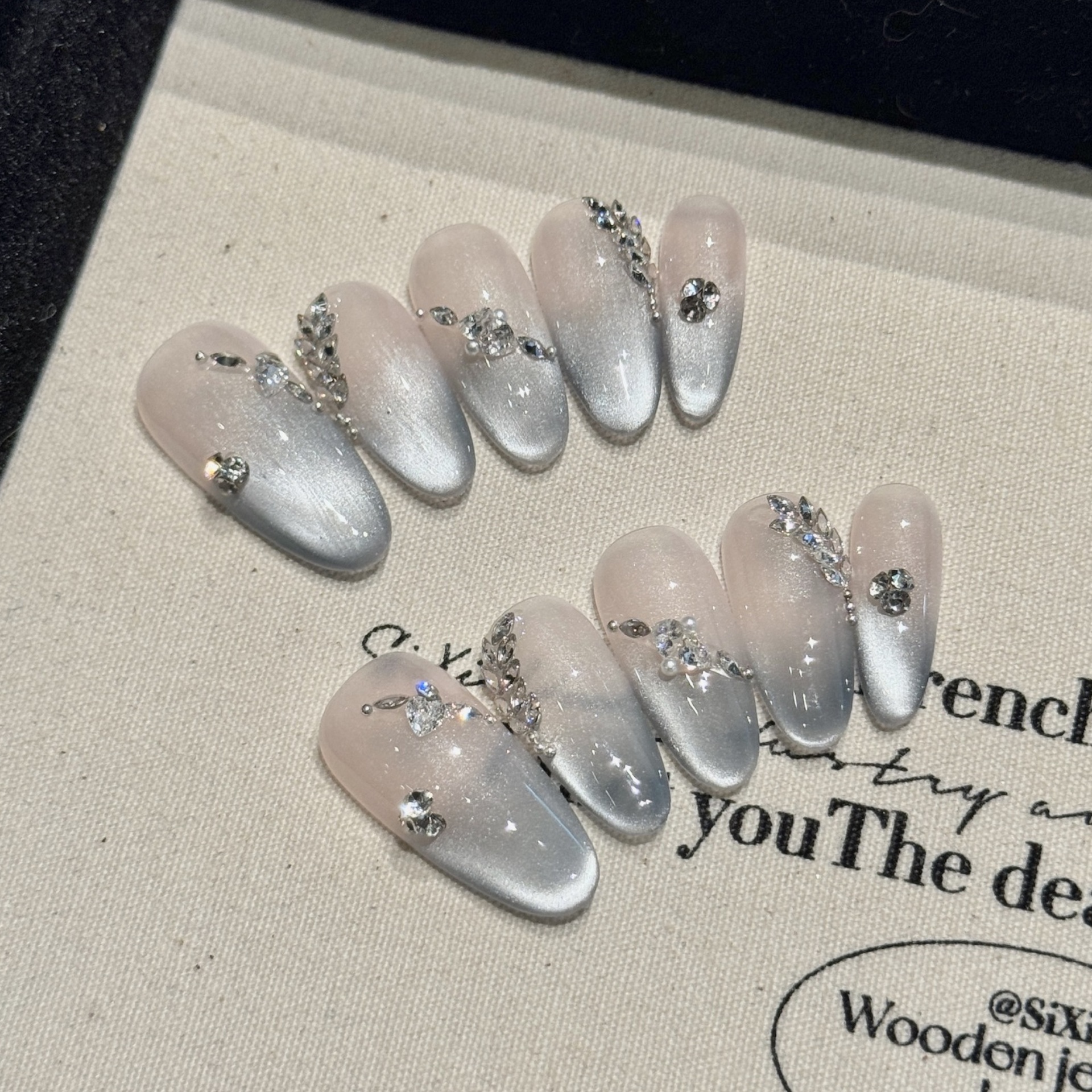 Handmade French Tips Fake Nail - Nail Art French reseña y precio