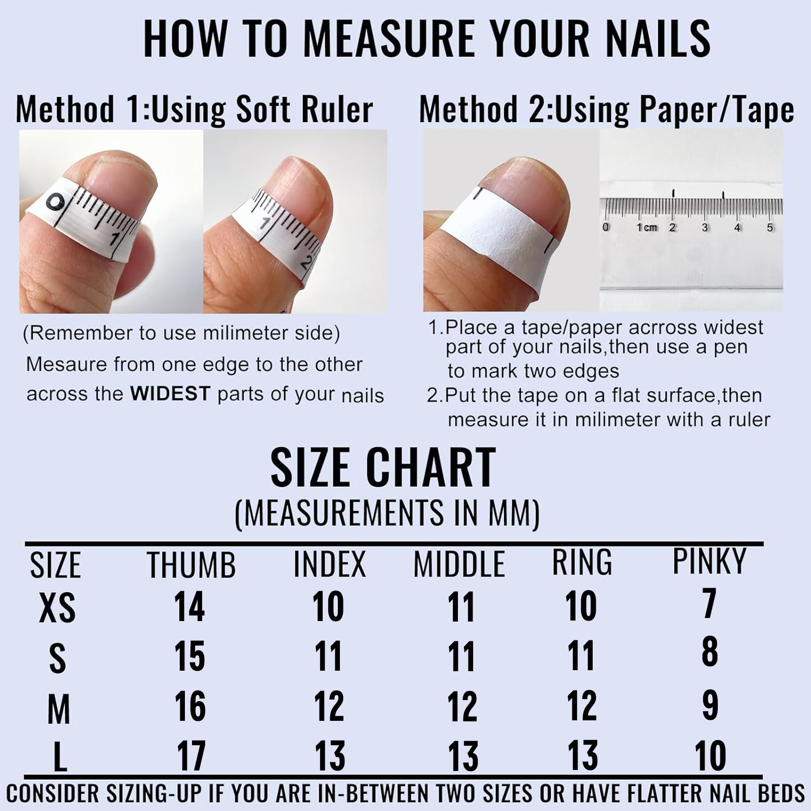 Handmade French Tips Fake Nail - Nail Art French reseña y precio