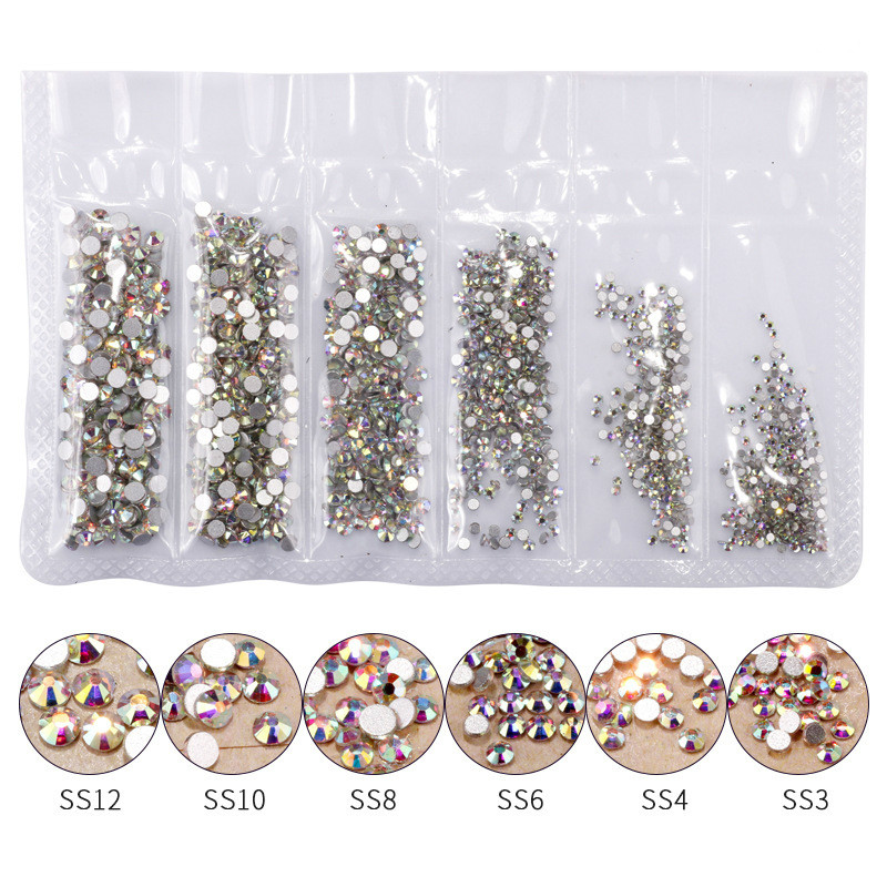 1440pcs Rose Gold Shiny Rhines - Nail Art Rose Gold reseña y precio